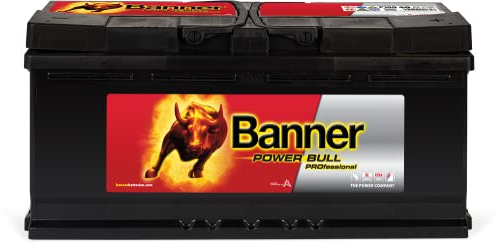 Banner Autobatterie 100AH 12V 820A/EN Power Bull Professional ersetzt 88Ah 92Ah 95Ah