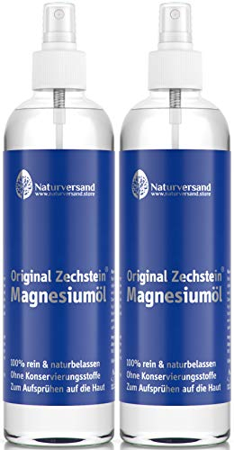 Magnesiumöl von Naturversand 1000ml | Magnesium-Spray aus original Zechstein Inside Magnesiumchlorid Natursole
