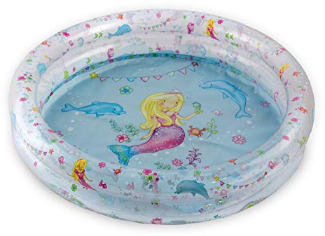 Heless 999 - Puppen Planschbecken, Meerjungfrau Ava, Durchmesser ca. 50 cm