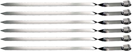 rukauf Spiedino 60 cm x 2 cm di larghezza extra largo, 6 pezzi