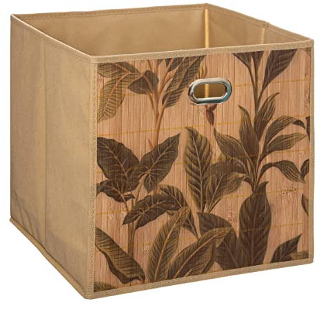 FIVE - Boite de Rangement Bambou 31 x 31 cm
