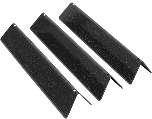 GriHero Weber 7635 Placa de calefacción de porcelana y acero para barbacoas Weber Spirit 200 II, accesorios para barbacoa Spirit E210 S210 con mando frontal, 3 unidades