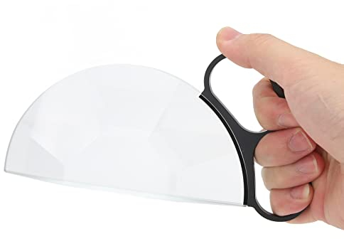 Handheld Kamerafilter, 150 Mm Halbrunder Kaleidoskop Glasprismenfilter, Nahaufnahmespiegel, Multi Image Spezialeffekt Fotografie, Selfie Tool, für Aufnahmen Im Freien, Landschaft