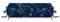 Pip Studio Dekokissen Tokyo Bouqet Dark Blue Blumen Blüten Geblümt Floral Zweige Dunkelblau Wendeoptik Zierkissen, Größe:22 x 70 cm