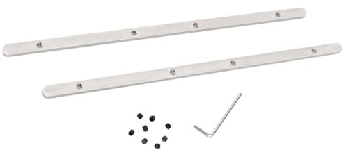 LOVIVER Rail de guidage de scie circulaire professionnel, facile à installer, Rail de guidage de coupe en acier inoxydable pour perceuse, Table de presse,