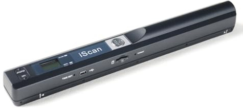 Uikdjgu Portable Scanner 900DPI Handheld A4 Document Scanner LCD Display Stöder JPG/PDF -Format Perfekt för Böcker och Bilder