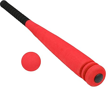 Baseball Bat and Ball Children Fun Games Kids Bat for Teenagers Adults Red, 54cm