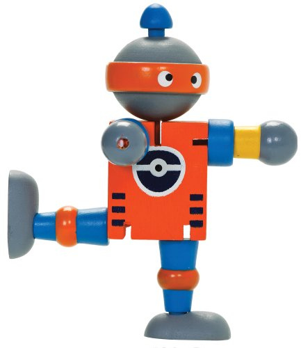 Tobar Wooden Robot Flexi Toy