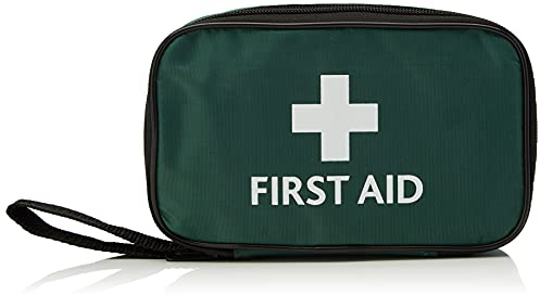 RELIANCE MEDICAL HSE 1 Person First Aid Kit in Small Green Pouch For Home Car Holiday And Workplace - Essentials For Everyday Situations