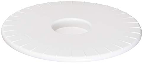 Wagner Pflanzenroller ULTRAFLAT Ø 30 x 2,5 cm I Pflanzenroller für den Innenbereich I Extra Flacher Kübelroller aus ABS Kunststoff, weiß, wasserabweisend I Tragkraft 100 kg - 20044601