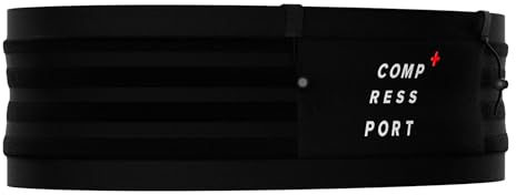 COMPRESSPORT Erwachsene (Unisex) Free Belt Pro Trailrunningg rtel, Schwarz, XS - S EU
