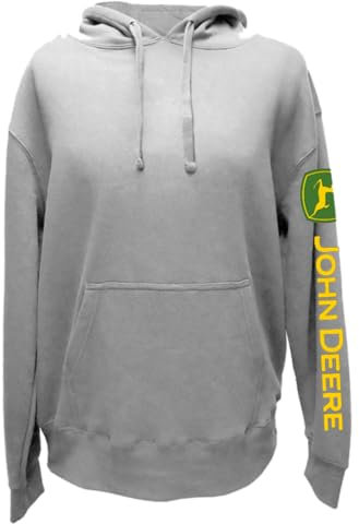 John Deere Fleecehuva herr T-shirt ärm grön, Oxford, XL
