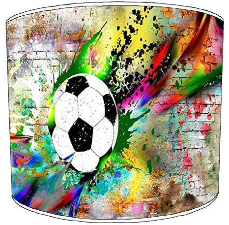 Football (9) Lampshade for A Ceiling Light in 3 Sizes - Free Personalisation