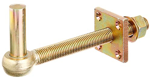 Alberts 318994 Kloben | ohne Stütze, verstellbar | galvanisch gelb verzinkt | Dornmaß Ø16 mm | Länge 180 mm