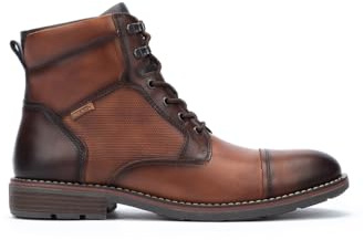Pikolinos York Botines Hombre | en Cuero | Plantilla Extraíble en Color Marrón
