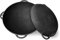 Dutch Oven Topf mit Deckel Syton (12,5 Quarts (12 L) - Camping Dutch Oven - Gusseisen Kochgeschirr Set - Usbekisches Kasan Gusseisen - Premium Camping Kochgeschirr - 2 in 1 Deckel als Bratpfanne +