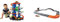 Hot Wheels GJL14 - City Robo-T-Rex, MEGAcity Parkgarage mit T-Rex Angriff & City - Erweiterungs-Streckenset