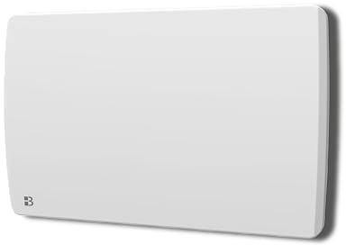 BESTHERM - Radiador eléctrico fijo de inercia seca cerámica 1500 W Bestherm ARIA horizontal blanco