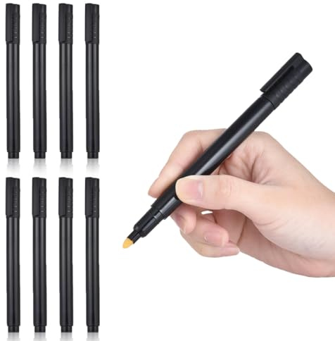 EBHO 8 Pièces Stylos De Sécurité,Stylo Faux Billet,Stylo De Détection De Sécurité,Stylo De Vérification des Billets De Banque,Stylo De Détection De Sécurité
