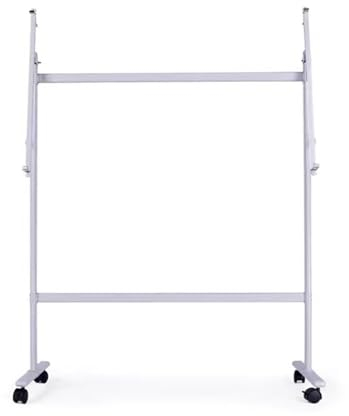LOOQS Universeller beweglicher Metallständer mit feststellbaren Rollen, Verstellbarer Winkel für Schule, Büro, Klassenzimmer, Tafel, Whiteboard, Werbetafel