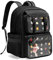 Prokva Ita Tasche Pin Display Rucksack mit Einsätzen für Pins, Kawaii Ita Rucksack für Anime Cosplay, Schwarz