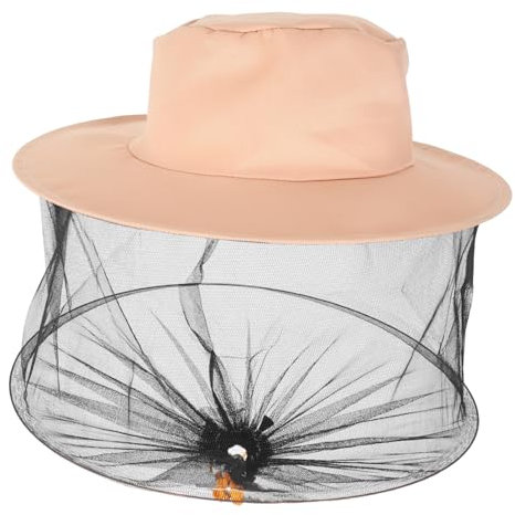 SOLUSTRE Fischernetzkopf Imkerhut Bienenschutzkleidung Netzhut Bienenhut Honigbienenhut Imkerkappe Bienenschleier Imkerbedarf Imkerkomforthut Imkerhüte Maske Haube Kappe