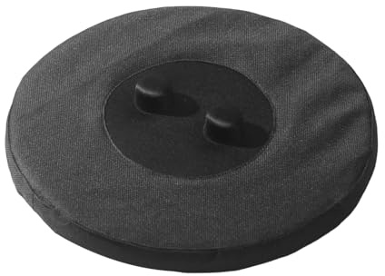 gifyym Portable Round Telescopic Folding Stool - Cushion | Lightweight Yet Sturdy - Outdoor Camping Seat with Waterproof Oxford Cloth Sponge Pad | Ideal for BBQ Garden and Indoor Use
