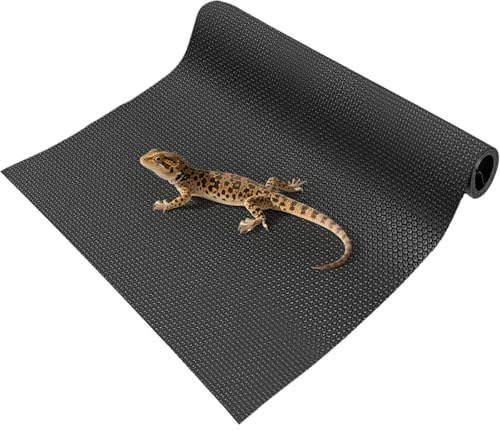 Xgvzs 1 PCS Reptile Substrate Liner Bearded Dragon Substrate 44.5x100cm Large Non-Stick Reptile Carpet Substrate for Reptile Enclosure for Tortoise Geckos Lizards