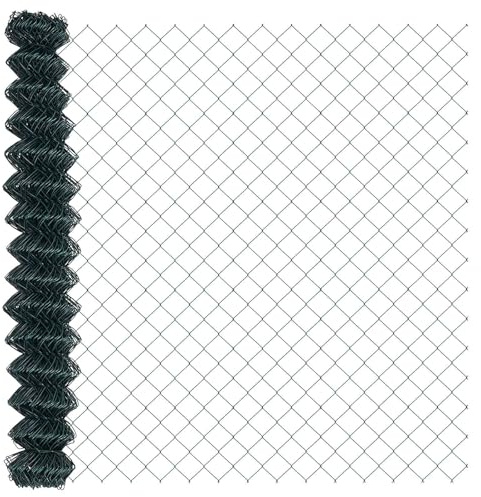 Nqyjm Recinzione da Esterno Decorativa Recinzione in Rete Metallica Verde 10 x 1.5 m Acciaio, Recinzione Animale Rete Recinzione Pollame per Giardino, Cortile, Terrazza