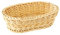 APS 50624 Korb, oval „Profi Line“ - Körbchen, Flechtkorb aus Polypropylen - Abmessungen: 19 x 12 cm / Höhe: 6 cm / Farbe: Beige