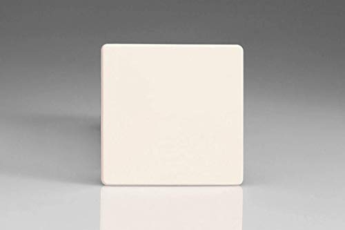 Varilight Primed Ready to Paint Flat Plate Screwless Single Blank Plate