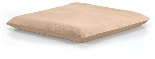 Augld Square Memory Foam Chair Cushion 16x16 in Beige