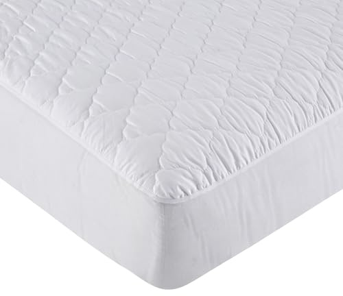 ForenTex Protector de Colchón Acolchado Reversible – Microfibra Transpirable y Suave, Sin Ruido, Ajuste Elástico hasta 30 cm – Ideal para Camas Juveniles, Universitarias y de Invitados (105 x 200 cm)