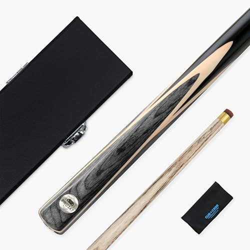 Windser 2 Piece Snooker & Pool Cue - 9.5mm Layered Pro Tip (Grey)