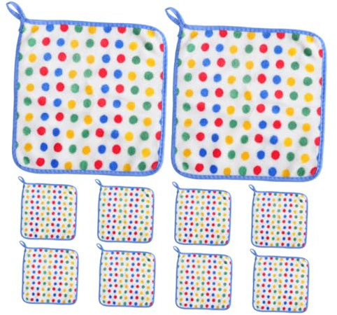 Yardenfun 10pezzi Panni Cucina in Microfibra Morbidi e Assorbenti Riutilizzabili Per Lavaggio Piatti Asciugatura Rapida Pulizia Versatile Per Uso