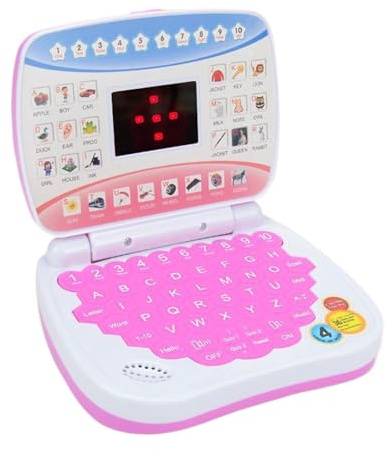 Kids Laptop - Musical Learning Computer Toy, Colourful Educational Keyboard Device, Interactive Games Screen Design, Preschool Classroom Game, Early Development System, Action Role Study Activities