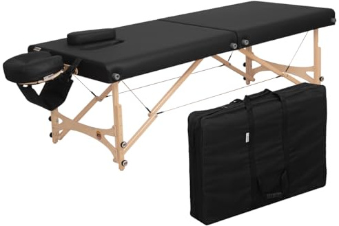 MOV Table de Massage et de rééducation Pliante Professionnelle Premium Pro 80 DuraOil avec revêtement en éco-Cuir Nouvelle génération, résistante aux huiles et aux cosmétiques, certifiée CE et FIRA