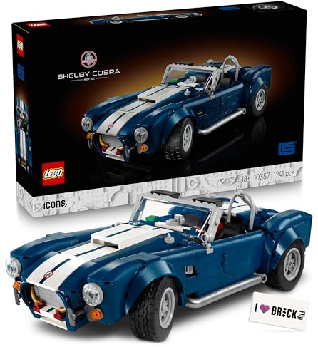 Lego Shelby Cobra 427 S/C - Lego 10357 inkl. tryckt kakel