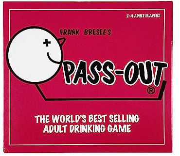 University Games Pass Out: Das Trinkspiel für Erwachsene - Sammeln Sie 10 rosa Elefanten - Ab 18 Jahren - 2+ Spieler - Handbetrieben