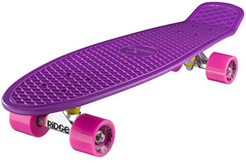 Ridge Skateboards 27 Nickel Mini Cruiser - Skateboard, 69cm, Hecho en el Reino Unido