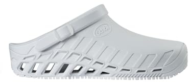 Scholl - Clog Evo, Zuecos Sanitarios Profesionales, Unisex - Adulto, Blanco, 36 EU