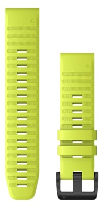 Garmin Quickfit-Armband 22mm, passend für Fenix-Serie, Epix (PRO) 47mm, Forerunner 935/ 945/ 955/ 965, Marq-Serie, Approach S60/ S70-47mm, D2 Delta, D2 Mach1, Descent G1, Quatix -Serie, Leuchtgelb