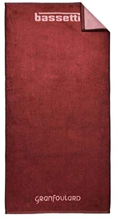 Bassetti Handtuch, Baumwolle, Terrakotta, 50x100 cm