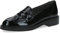 CAPRICE Damen Loafer ohne Absatz Airmotion Lack mit Blockabsatz Weite G, Schwarz (Black Naplak), 37.5 EU
