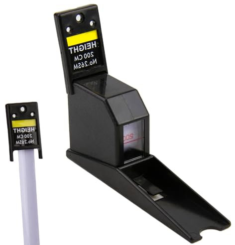 Kasoud Misuratore di altezza retrattile da parete, 2 metri di altezza per bambini, misura di altezza per bambini e adulti, stadiometro compatto da parete, metro a nastro per uso domestico e cliniche