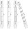 EKSAVE Halogenlampen R7s 78mm 80W=100W 230V 2700K Warmweiß Halogenstablampe 1530LM Dimmbar(4 Stück)