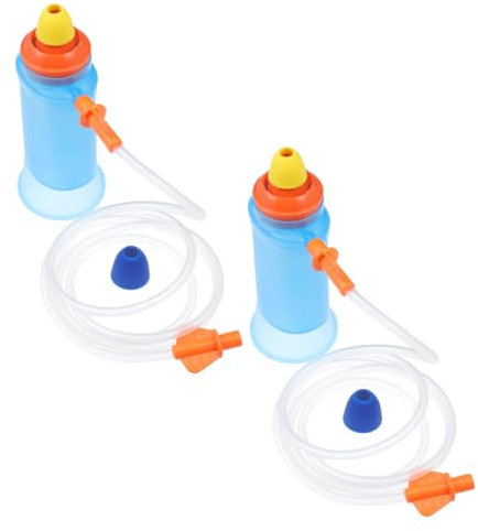 HEMOTON 2 Pcs Nasal Irrigator Nose Washing Tool, Pp Gentle and Effective Nasal Irrigation, Portable Sinus Cleaner for Home Use