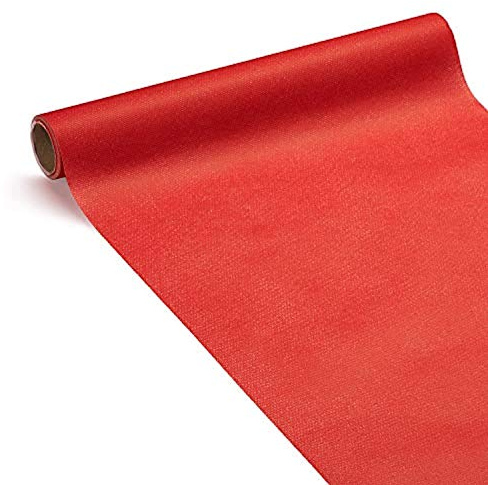 Chemin de Table 3en1 Airlaid Rouge FSC® - 0.40x4,80m