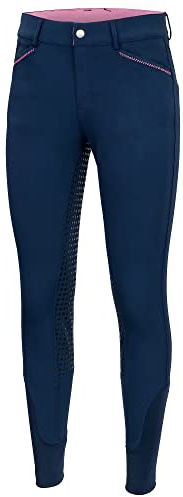 Start WealdenFullGrip Kinder Reithosen Vollbesatz Reithose Mädchen mit Silikon, Vollbesatzreithose, Mädchenreithose, Besatz Reithose, Kinder Reitleggings Silikonvollbesatz (Dunkelblau, 164)