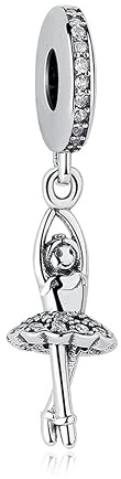 Charm Ballerina Danza classica Ballo ciondolo pendente in argento 925 - Les Folies per Pandora